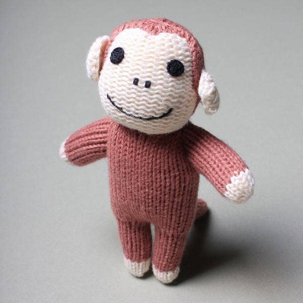 Organic Monkey Rattle by Estella NYC