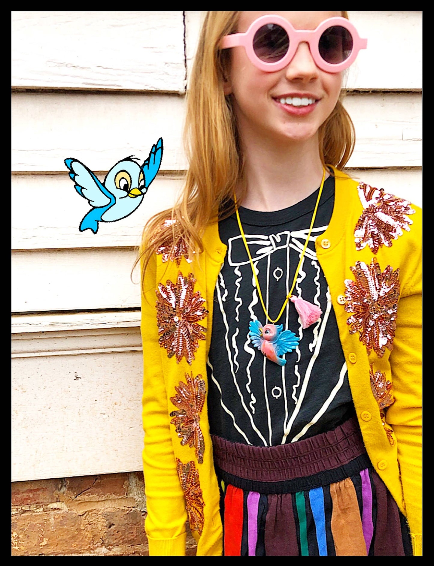 Birdie the Bird Necklace by Gunner & Lux