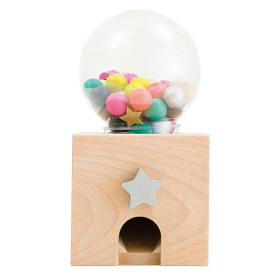 Gatcha Gatcha Wooden Gumball Dispenser