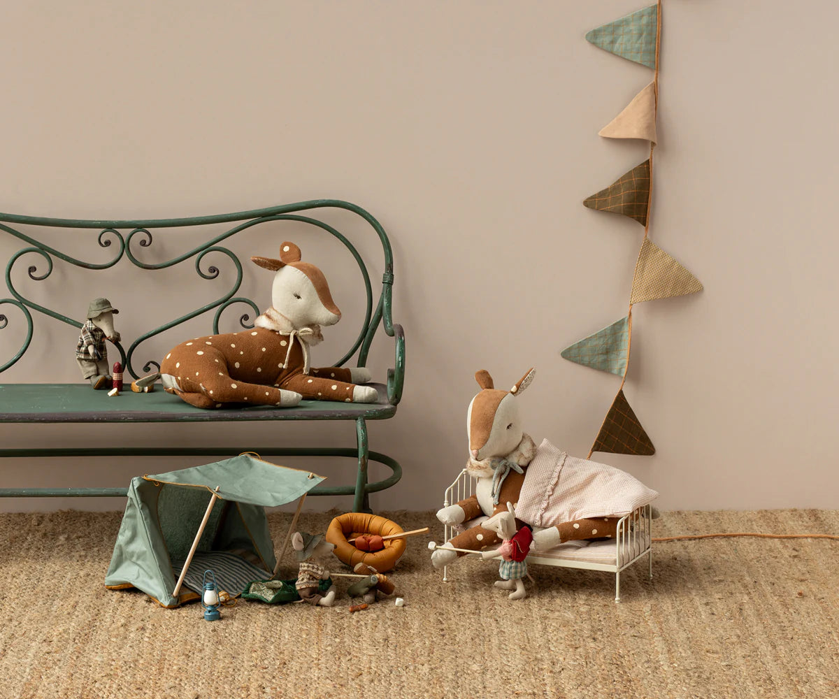 Cosy Bambi, Mint, by Maileg