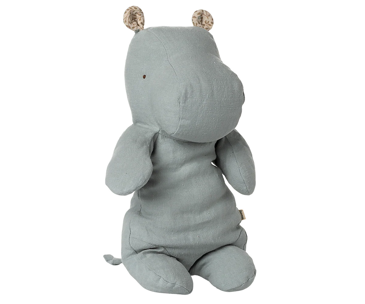 Medium Hippo, Blue Grey