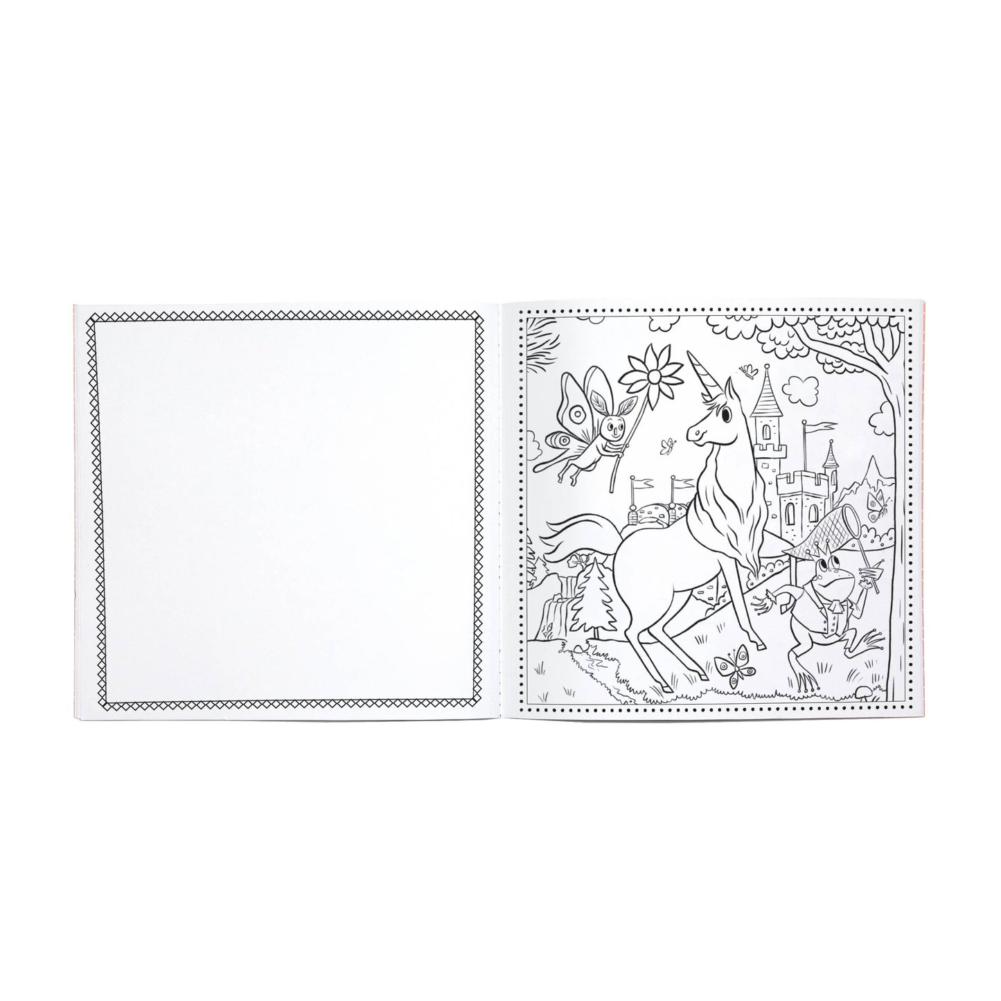 Magical Creatures Square Coloring Book