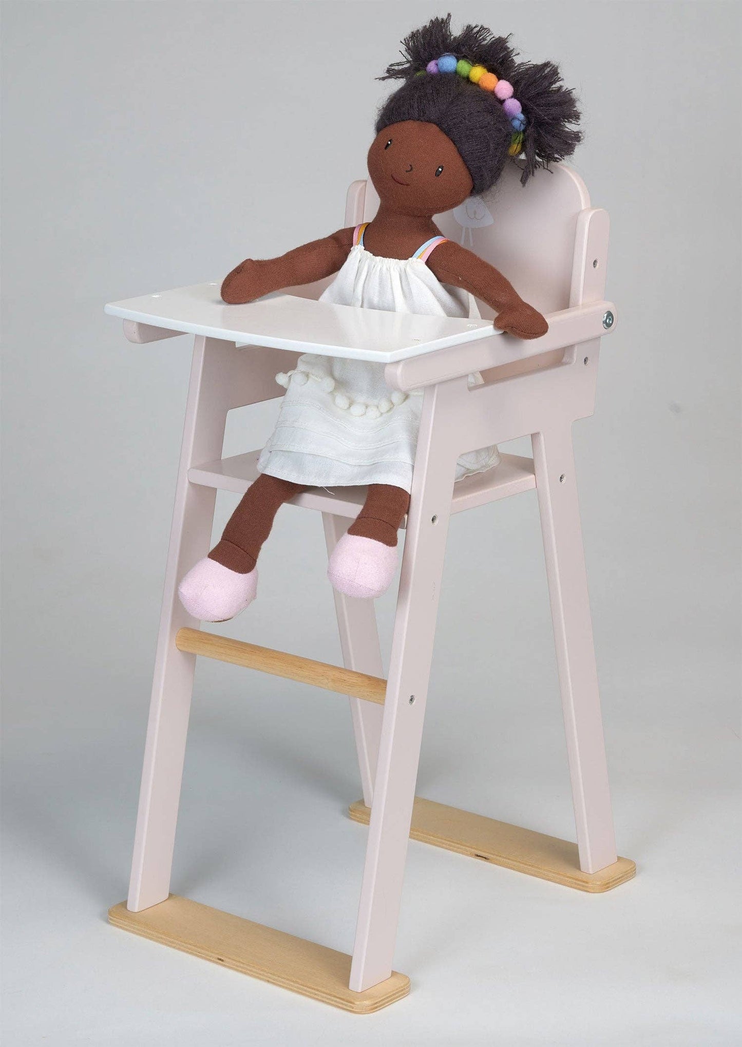 Baby Doll Wooden High Chair