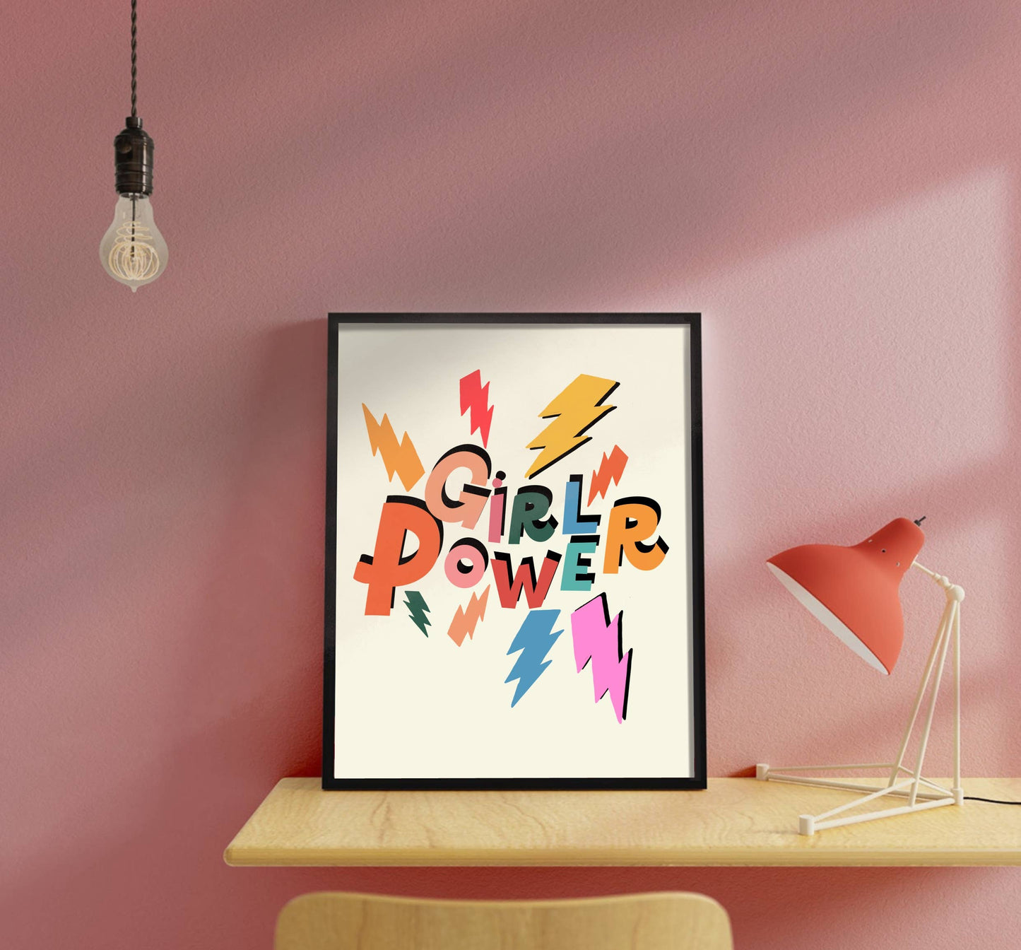 Girl Power Art Print