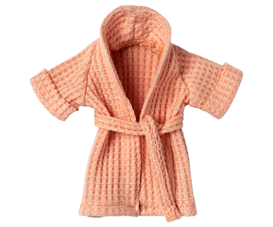 Mouse Bathrobe, Coral, by Maileg