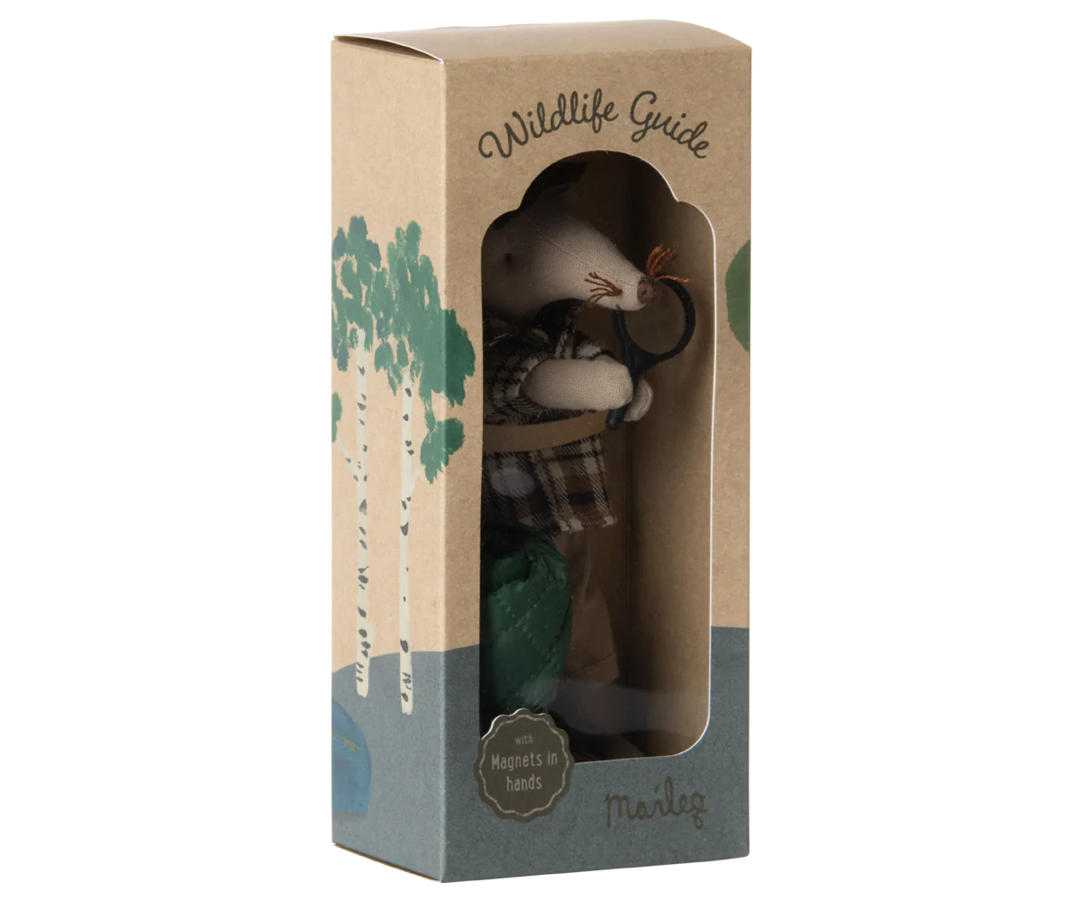 Wildlife Guide Mouse, by Maileg