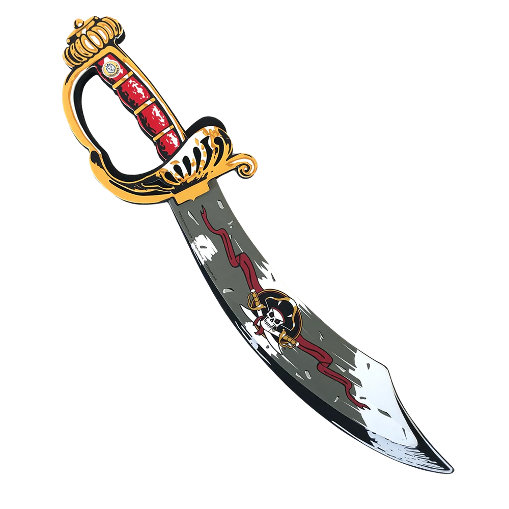 Gold Pirate Saber Foam Sword