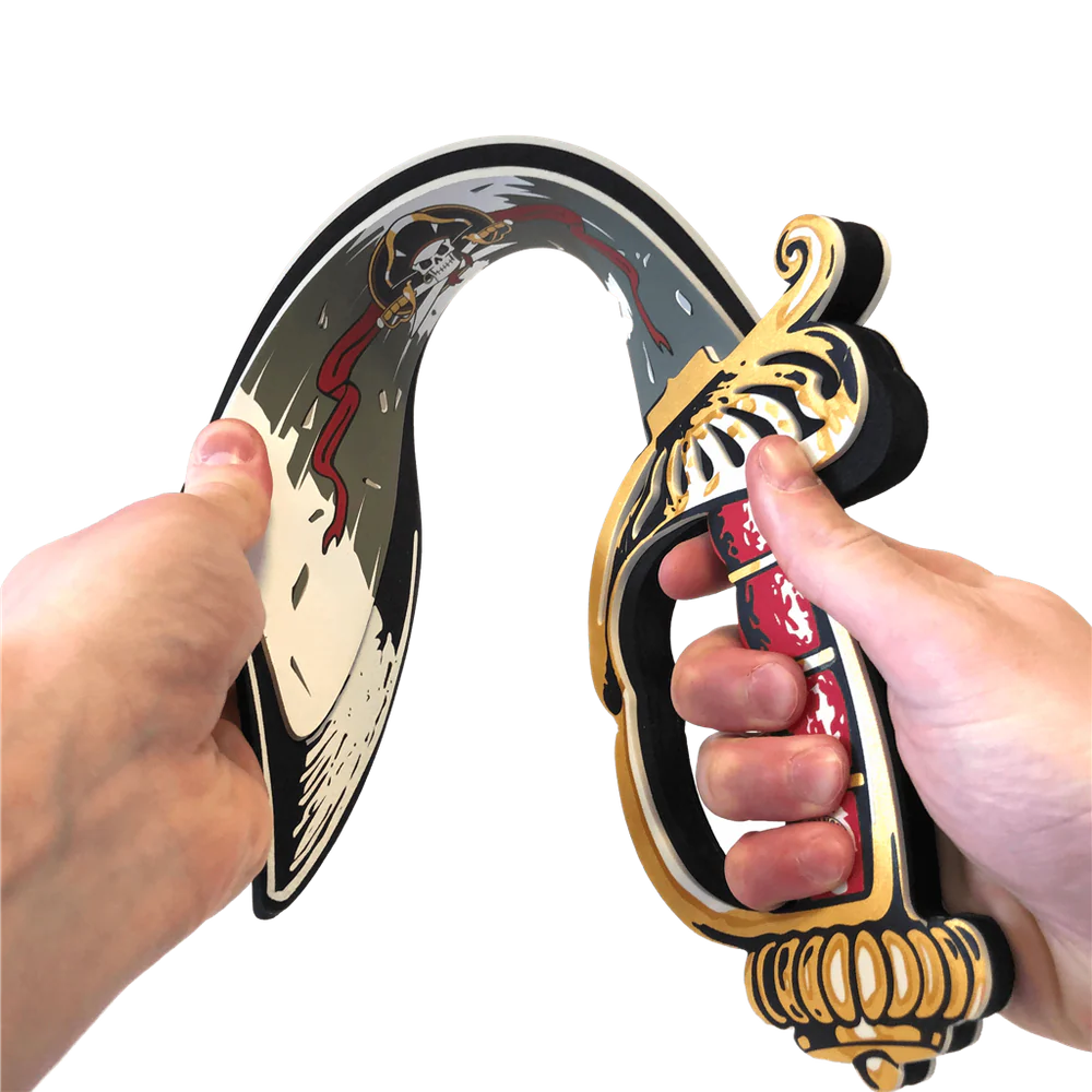 Gold Pirate Saber Foam Sword