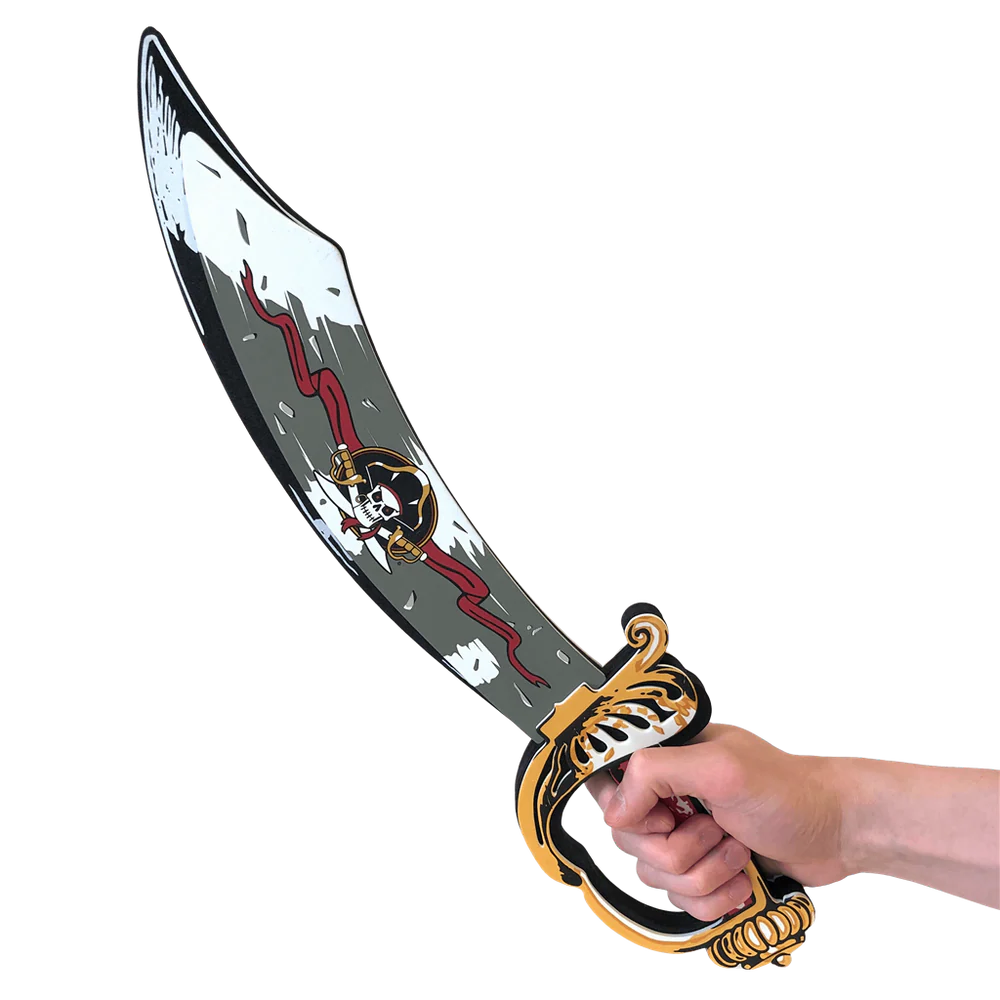 Gold Pirate Saber Foam Sword
