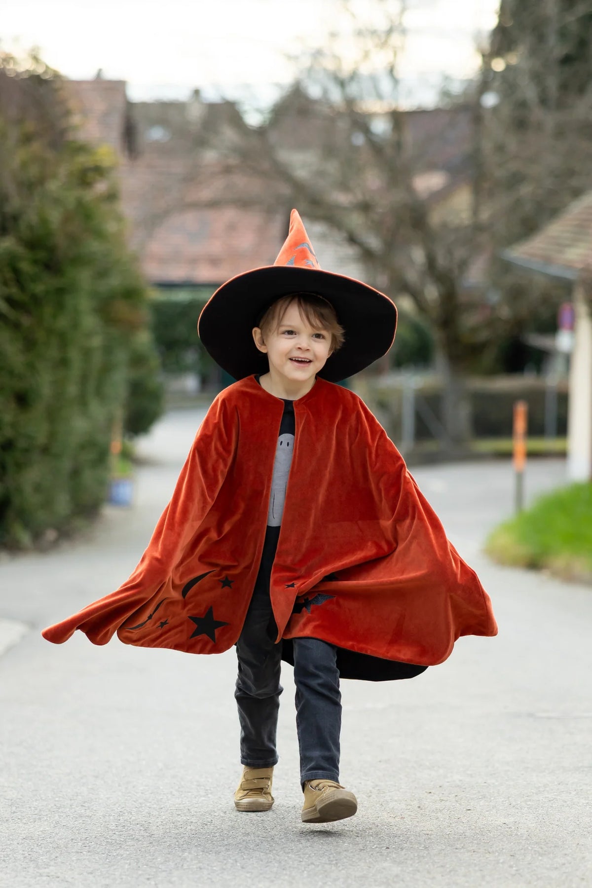 Autumn Embers Wizard Cape and Hat