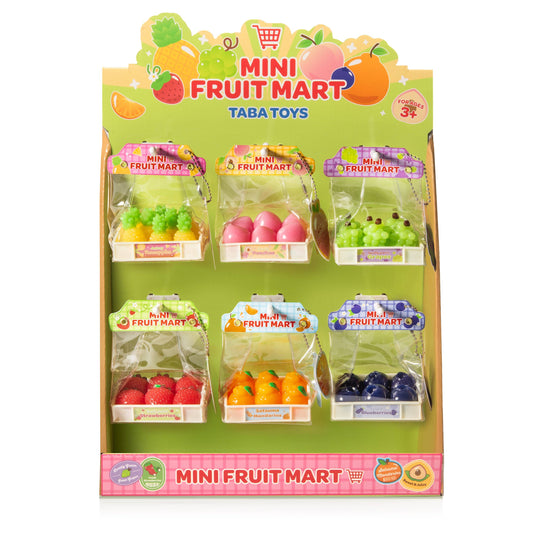 Mini Fruit Mart Taba Squishy (Assorted Fruits)