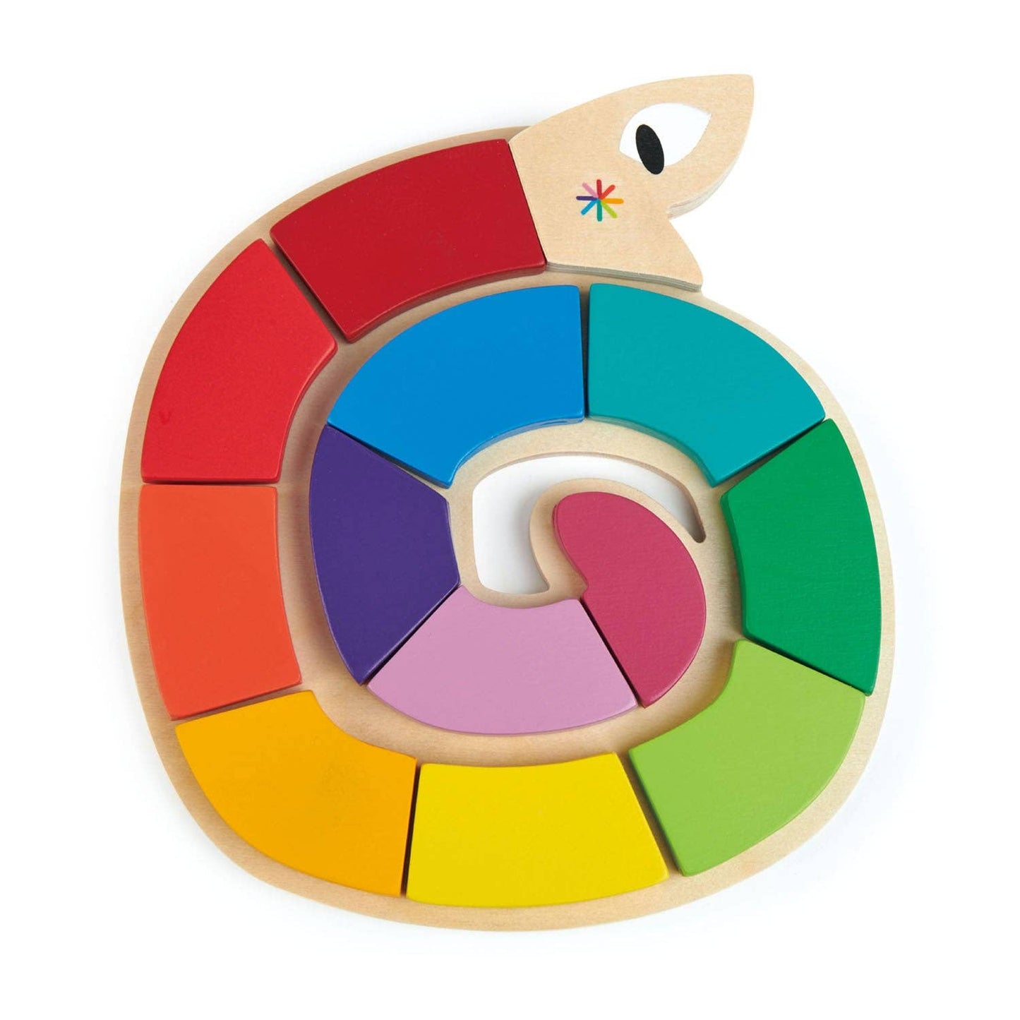 Color Me Happy Wooden Puzzle by Tender Leaf Toys