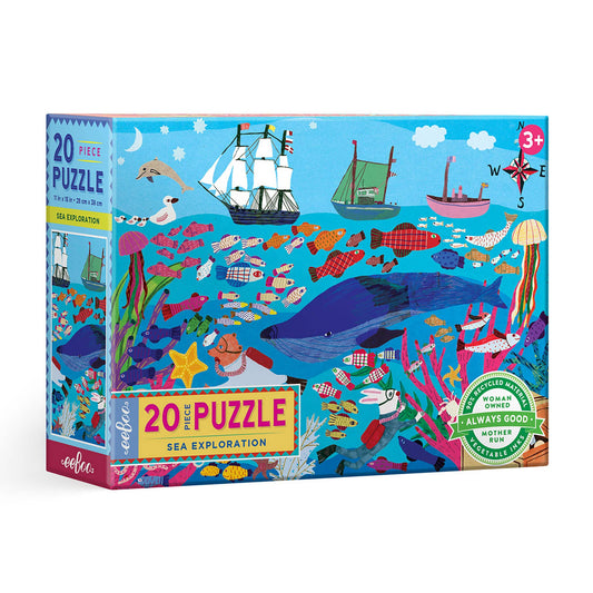 Sea Exploration 20 Piece Puzzle by eeBoo