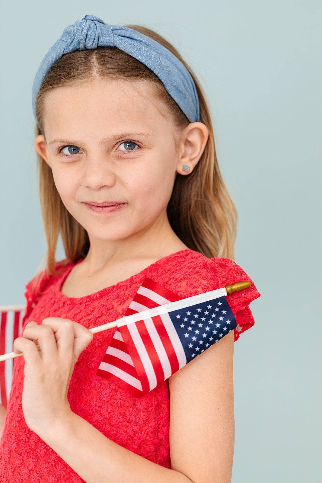 American Flag Stud Earrings
