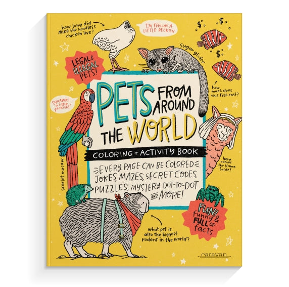 Pets Coloring + Activity Book