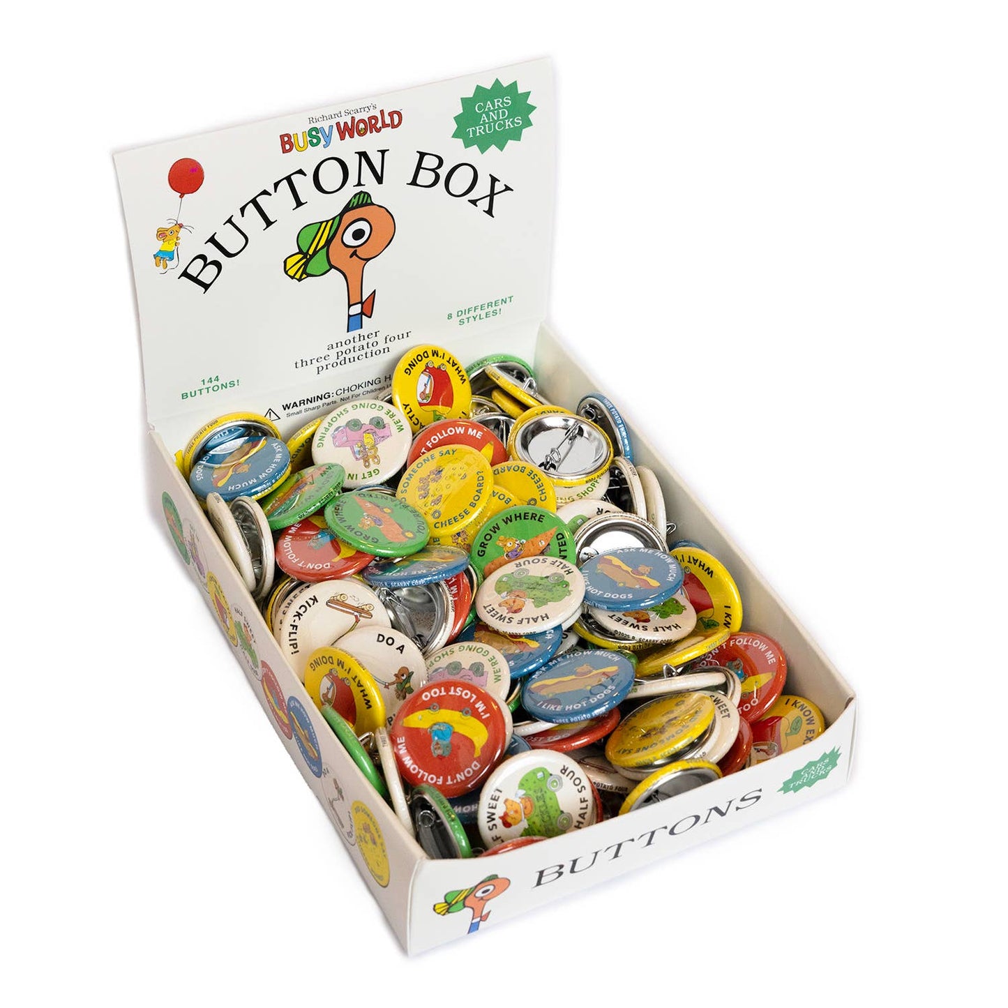 3P4 x Richard Scarry® - Button (Asst)