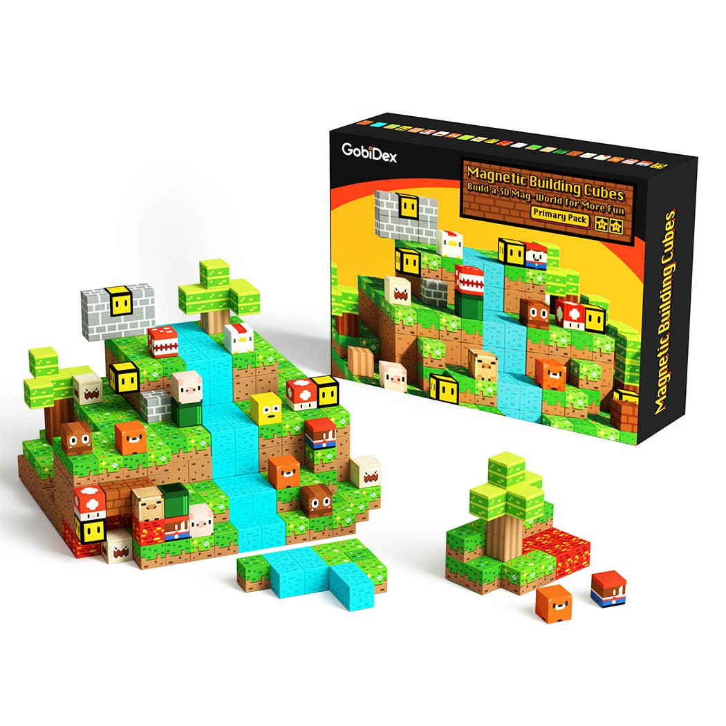 Lumberjack Magnetic Building Blocks - 48 Piece Set