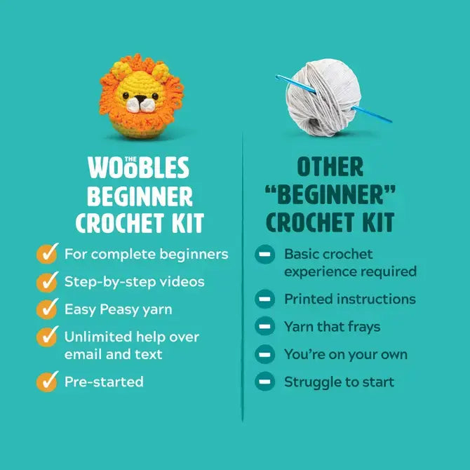 Felix the Fox Beginner Crochet Kit- The Woobles