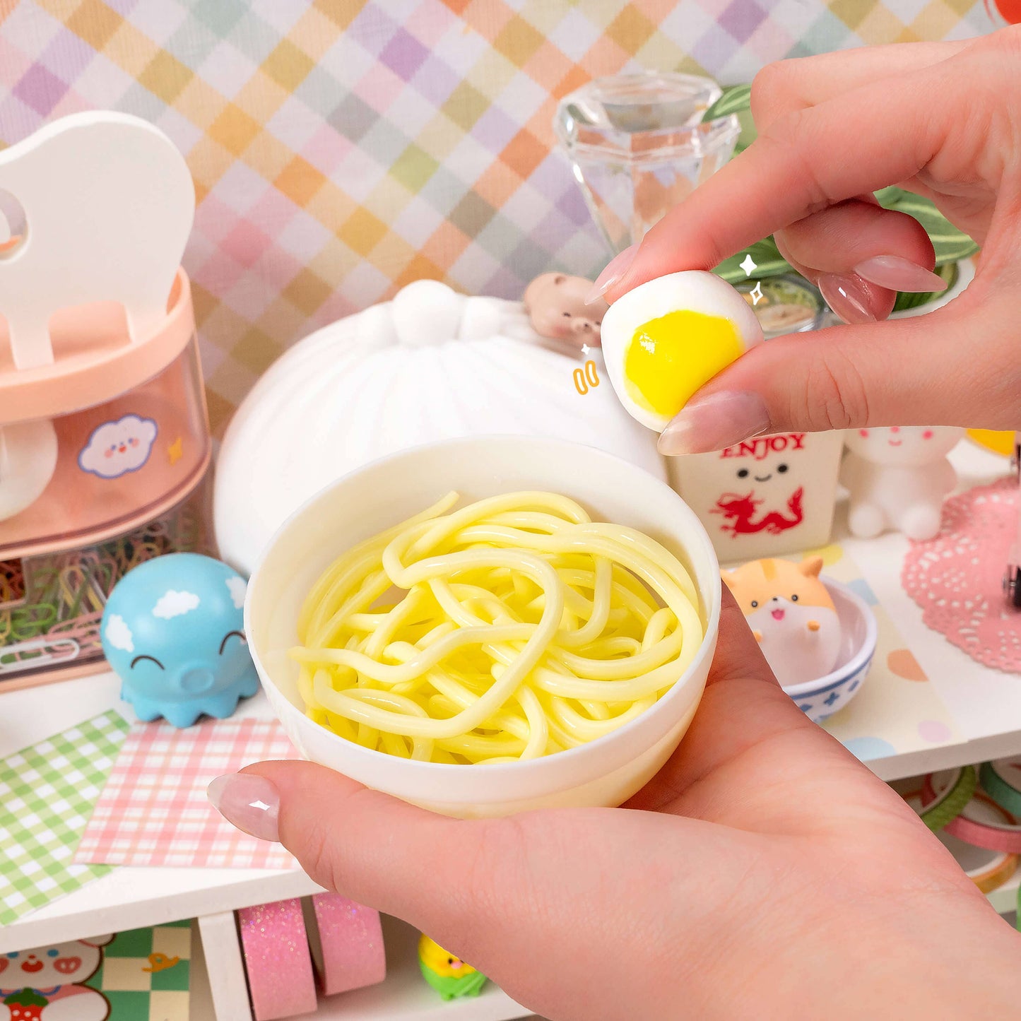 Instant Ramen Noodles Slime Science Kit by Kawaii Slime Company