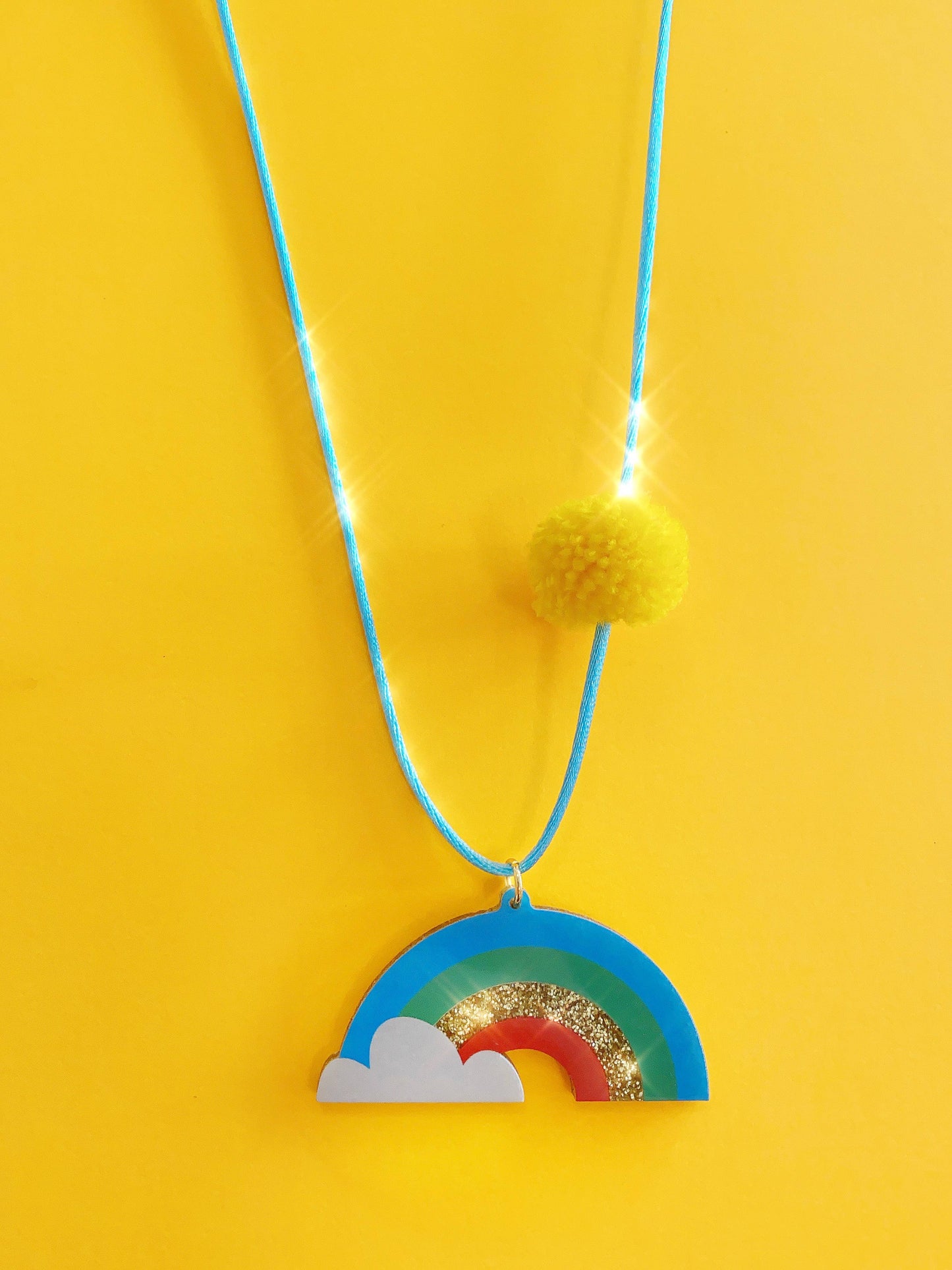 Rainbows Are Awesome Necklace by Gunner & Lux