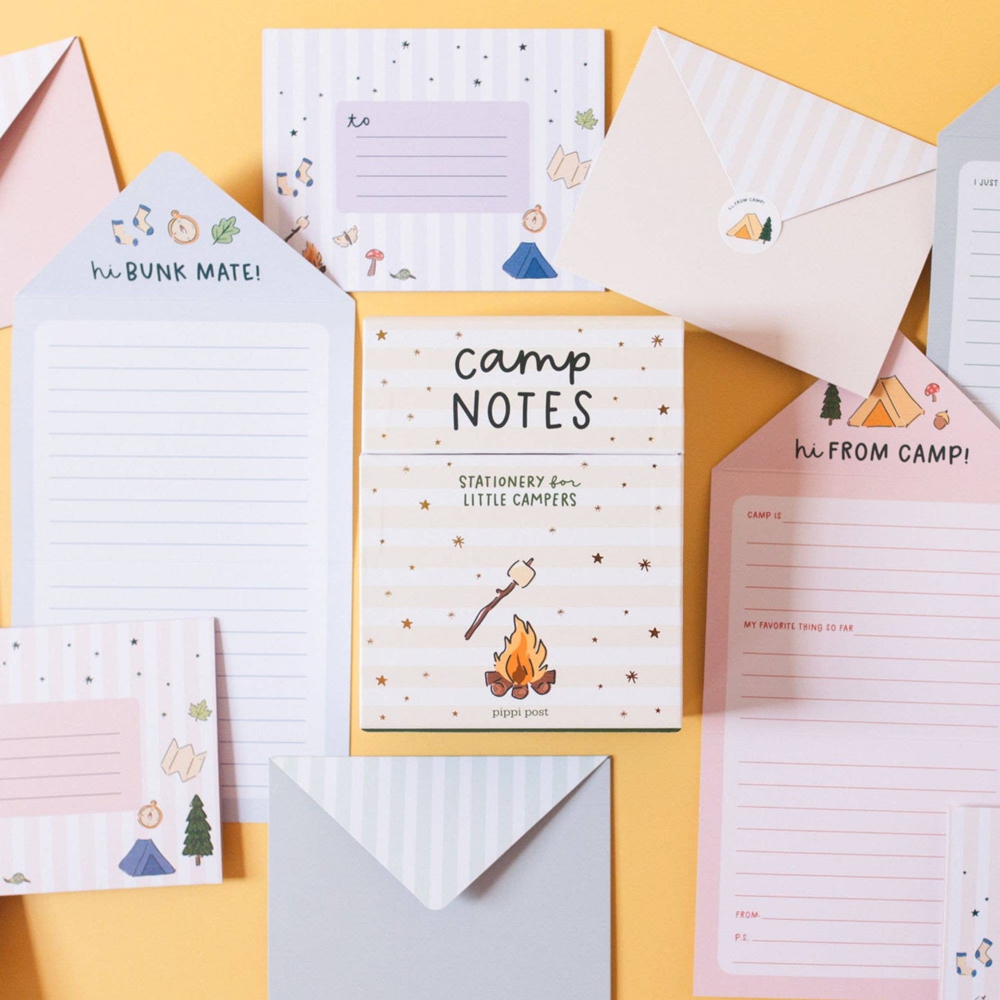 Camp Notes Box Note Set