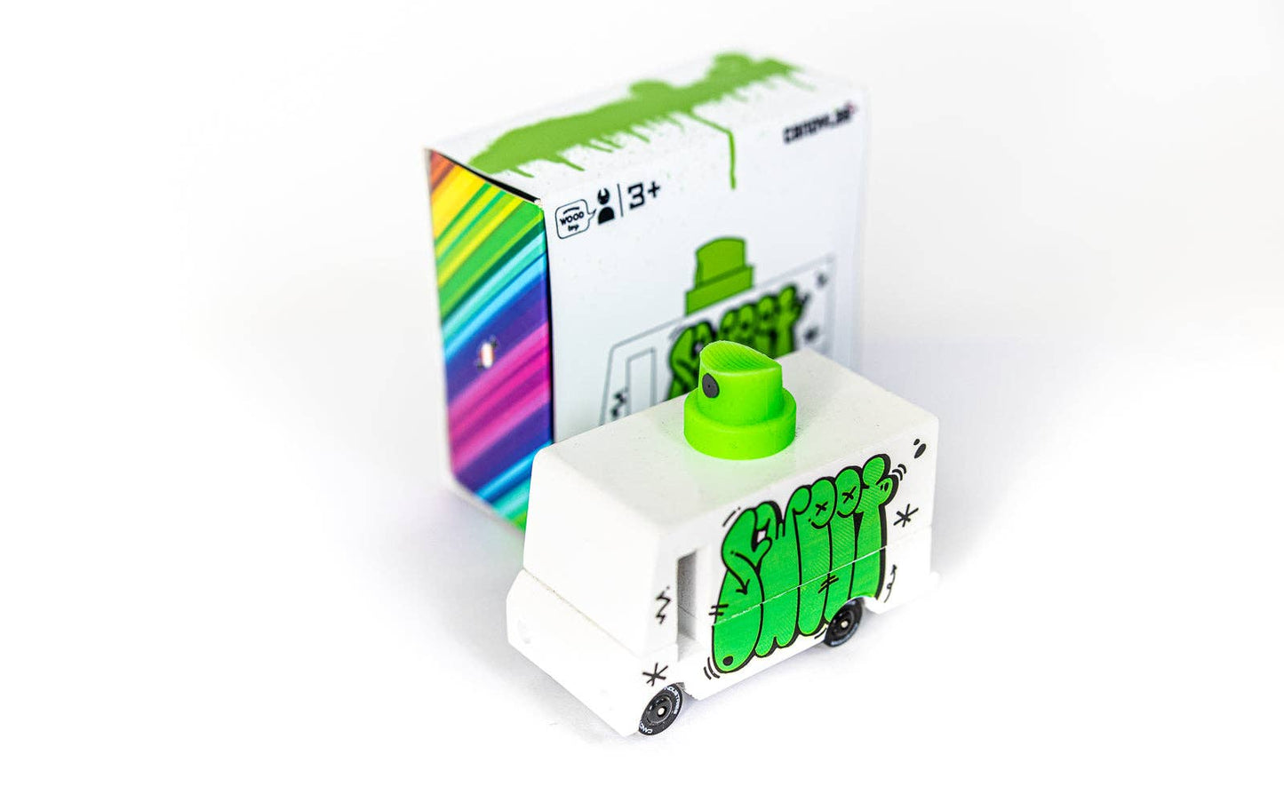 Graffiti Green Van Candylab Car