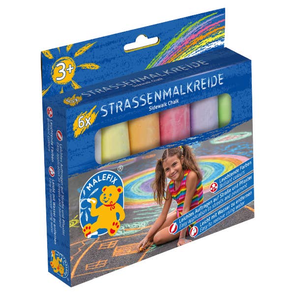 Classic Sidewalk Chalk (6 pcs)