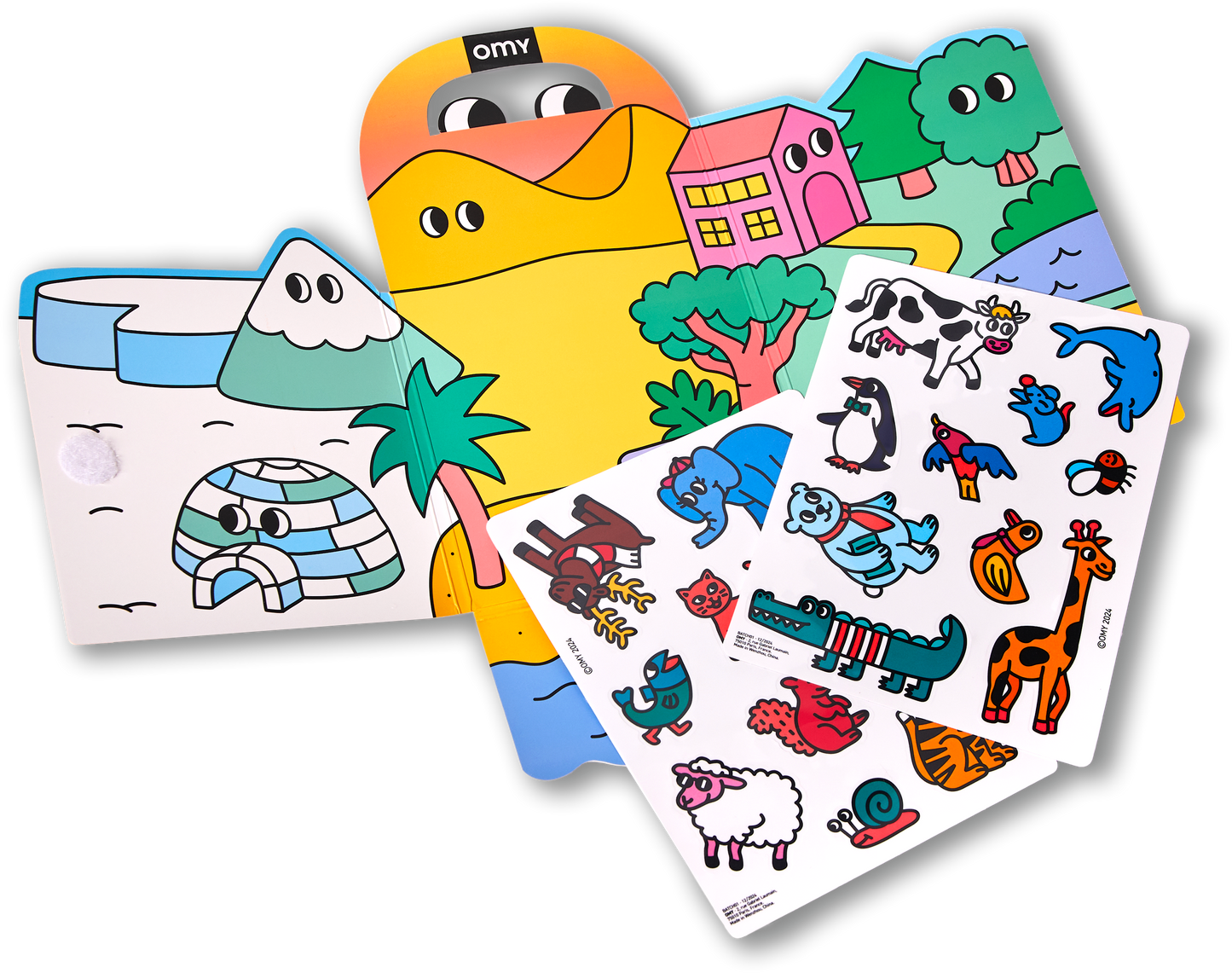 Montessori Decor Stickers - Animals by OMY