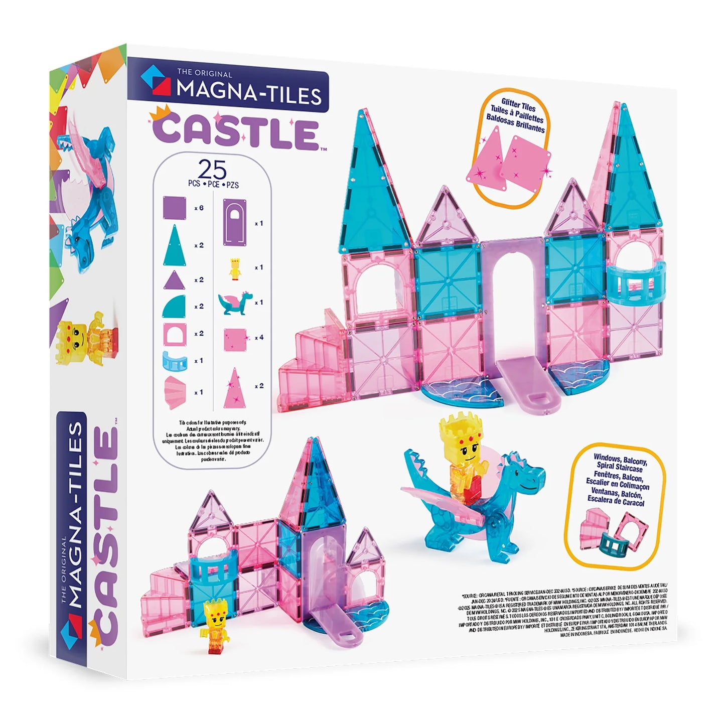 Magna-Tiles Castle 25 Piece Set