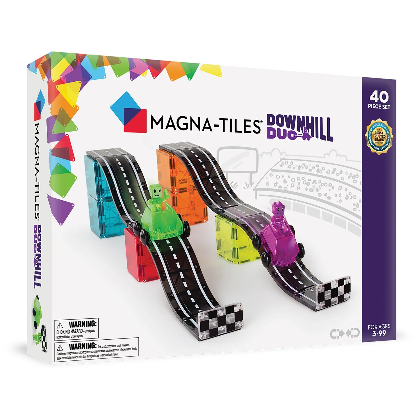 Magna-Tiles Downhill Duo 40 Piece Set