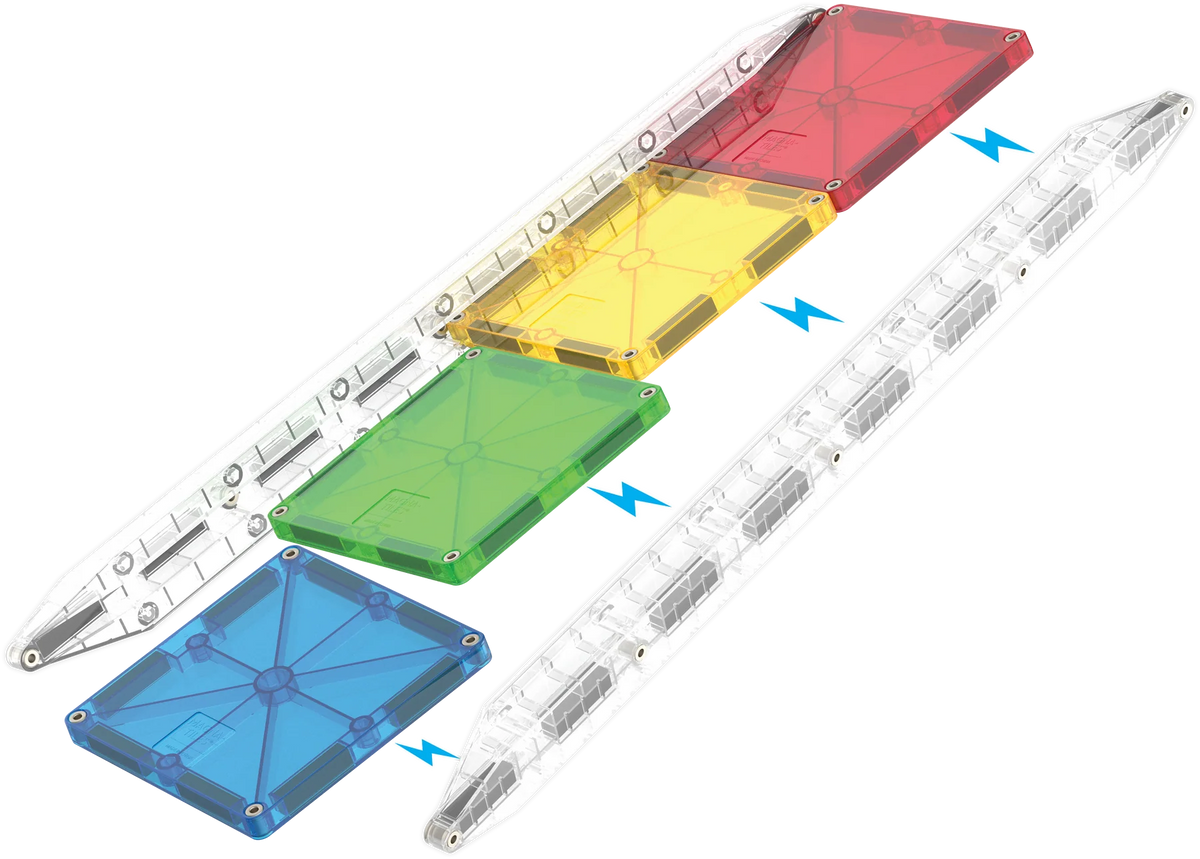 Magna-Tiles Rail Racers 33 Piece Set