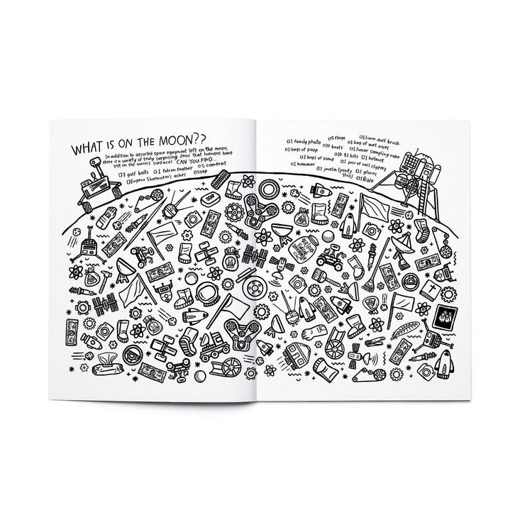 Space, Above & Beyond Coloring + Activity Book