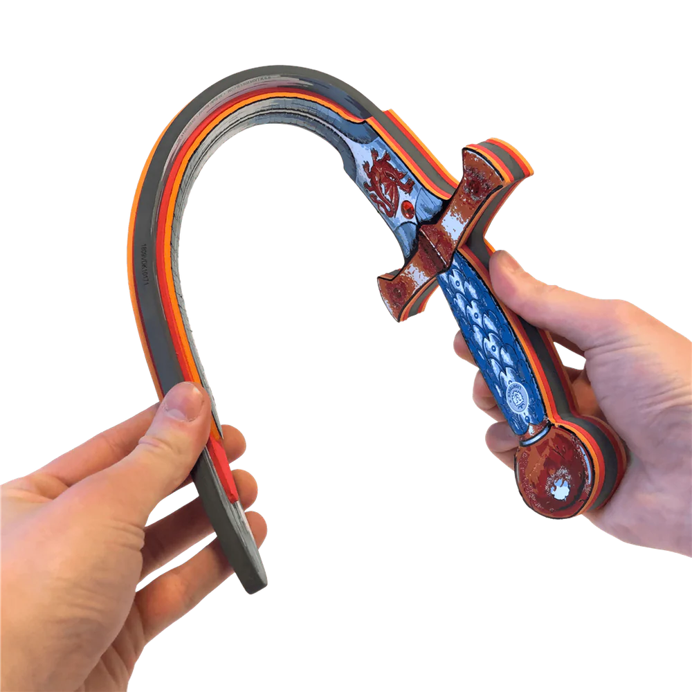 Amber Dragon Foam Sword