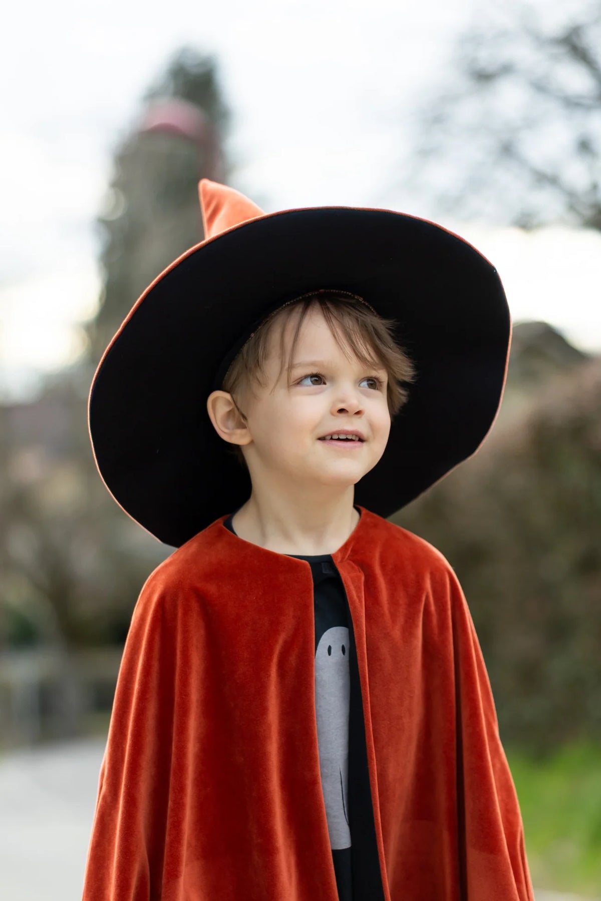 Autumn Embers Wizard Cape and Hat