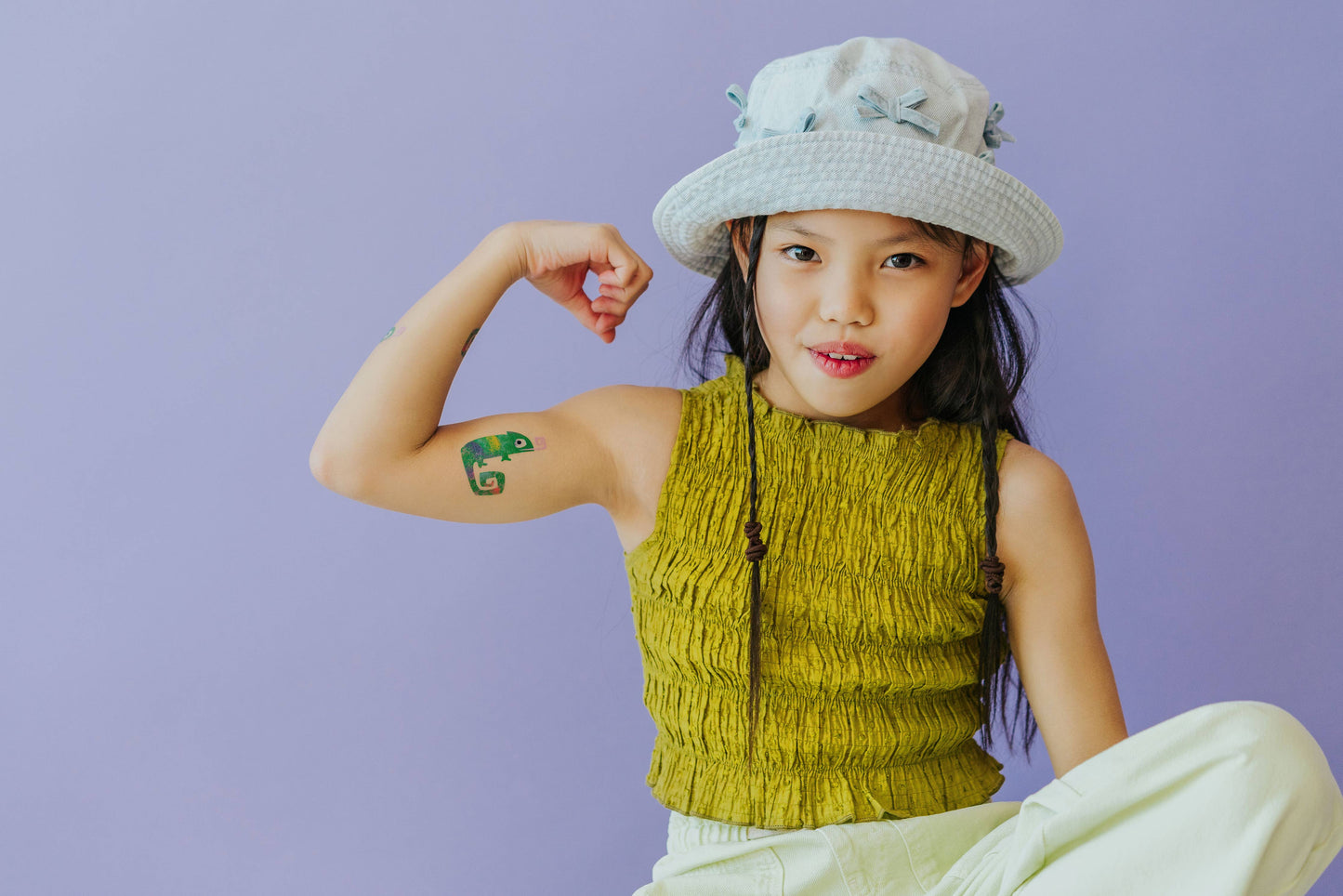 Chameleon Tattoo Pair - Tattly