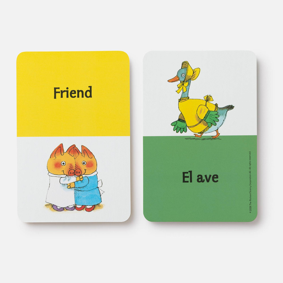 Richard Scarry Bilingual Flashcards