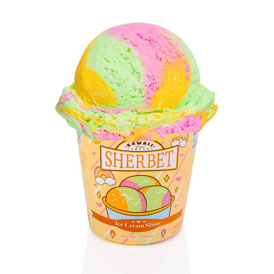 Sherbet Scented Ice Cream Pint Slime by Kawaii Slime Company