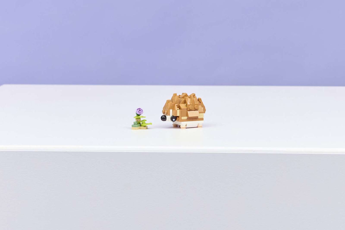 LEGO Cute Hamster with a Flower