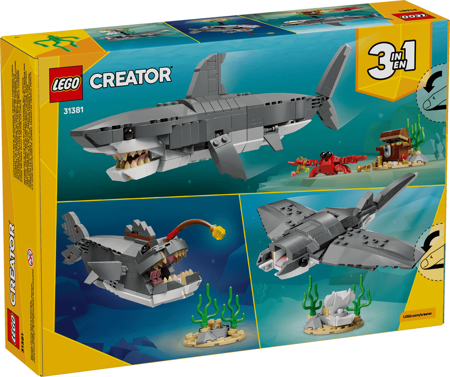 LEGO Creator Fierce Shark with a Treasure Chest