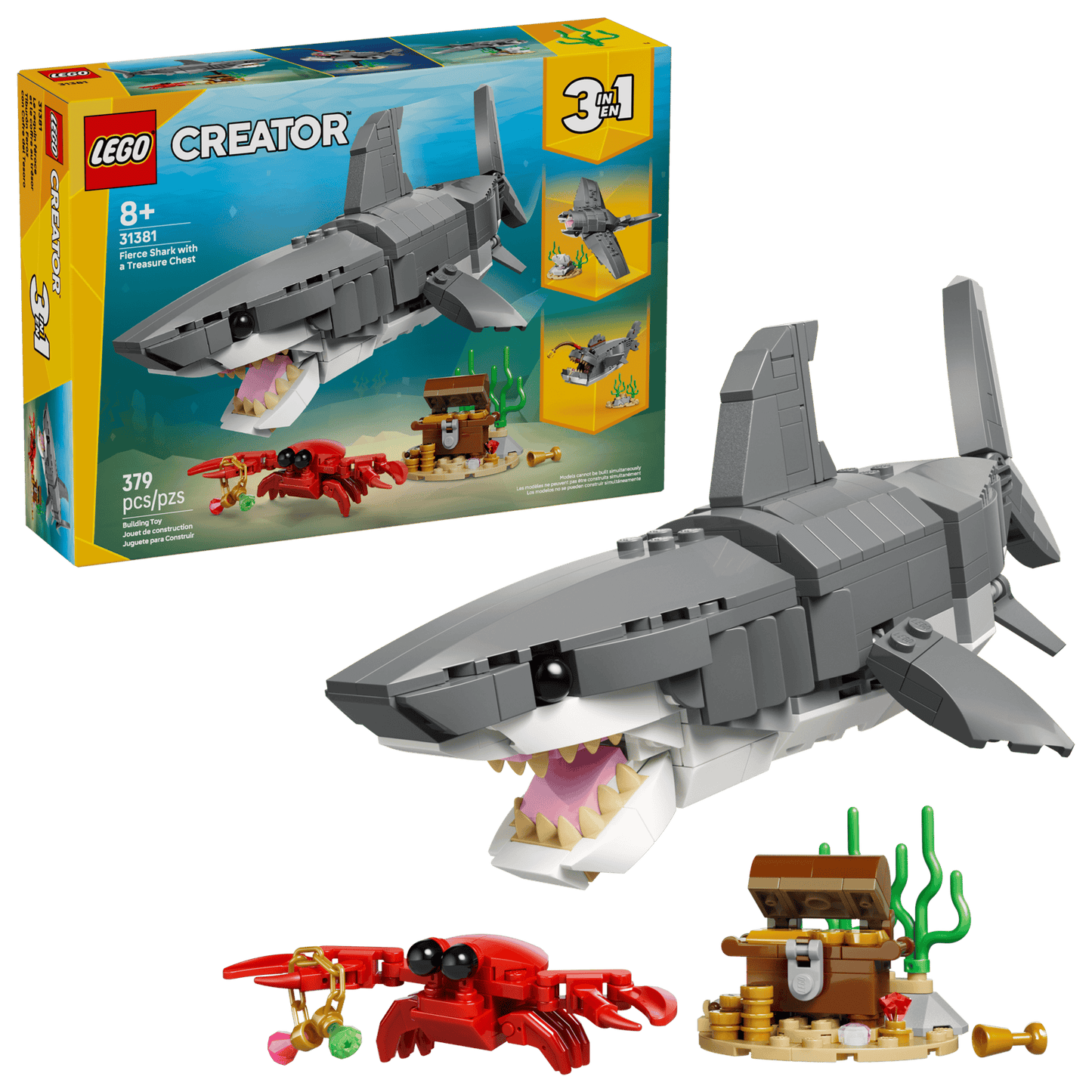 LEGO Creator Fierce Shark with a Treasure Chest