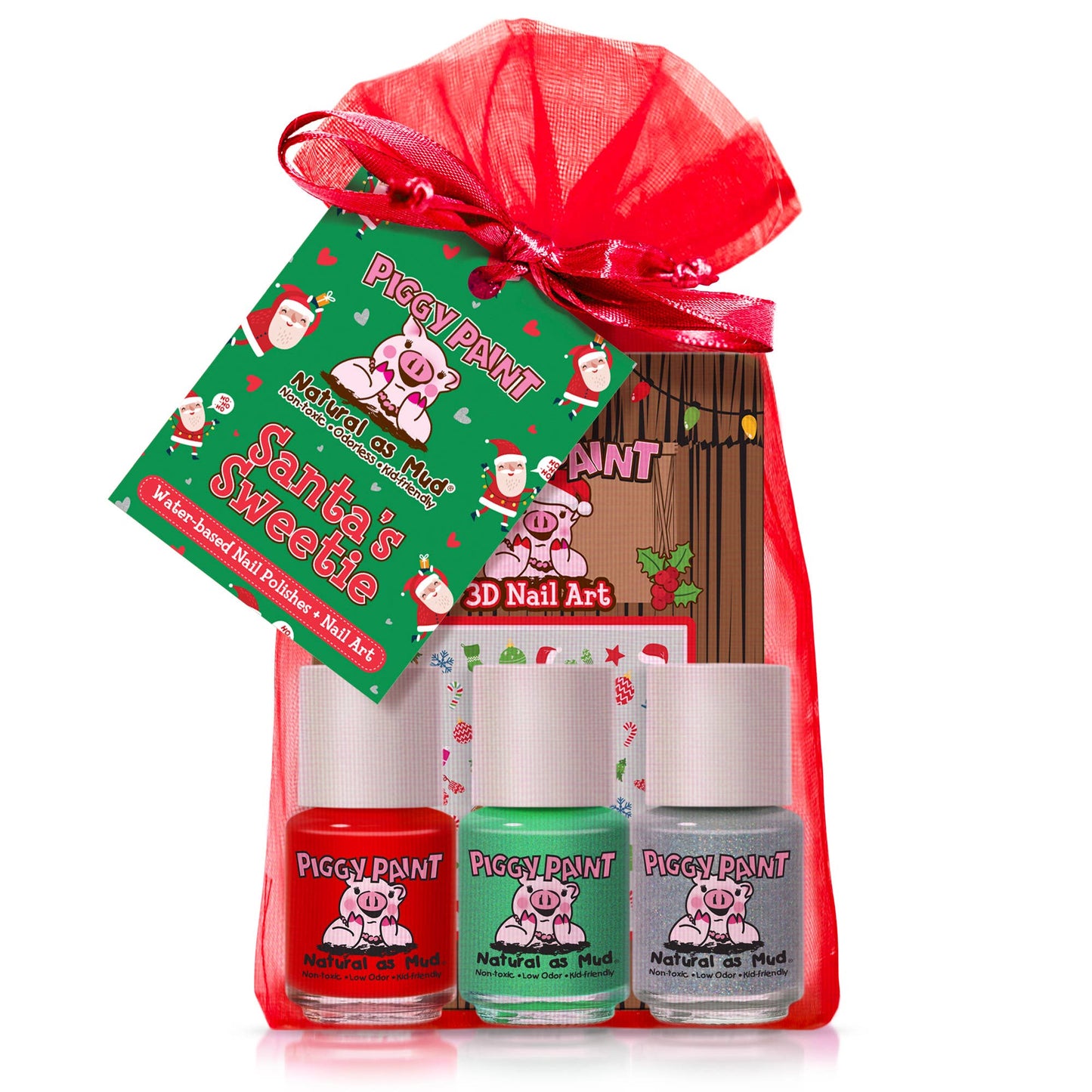 Santa's Sweetie Nail Polish Trio - Piggy Paint