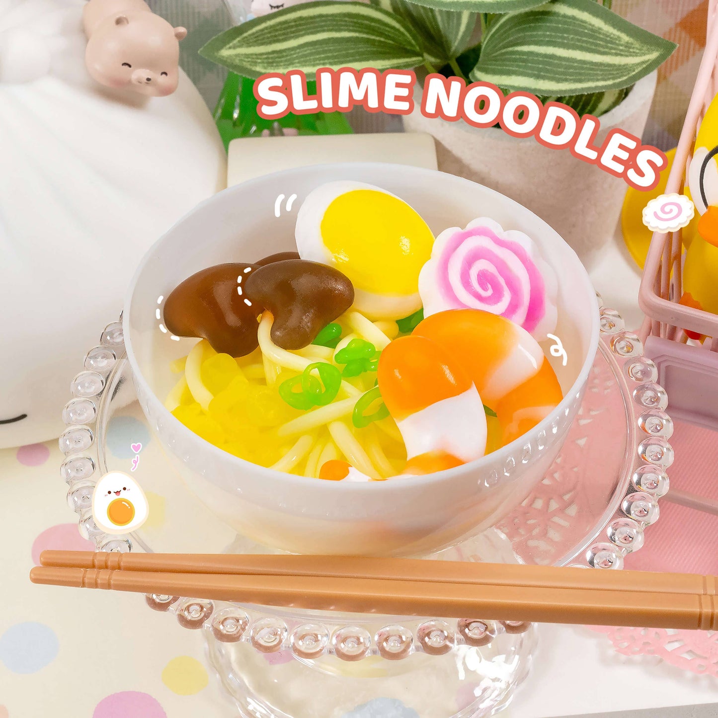 Instant Ramen Noodles Slime Science Kit by Kawaii Slime Company