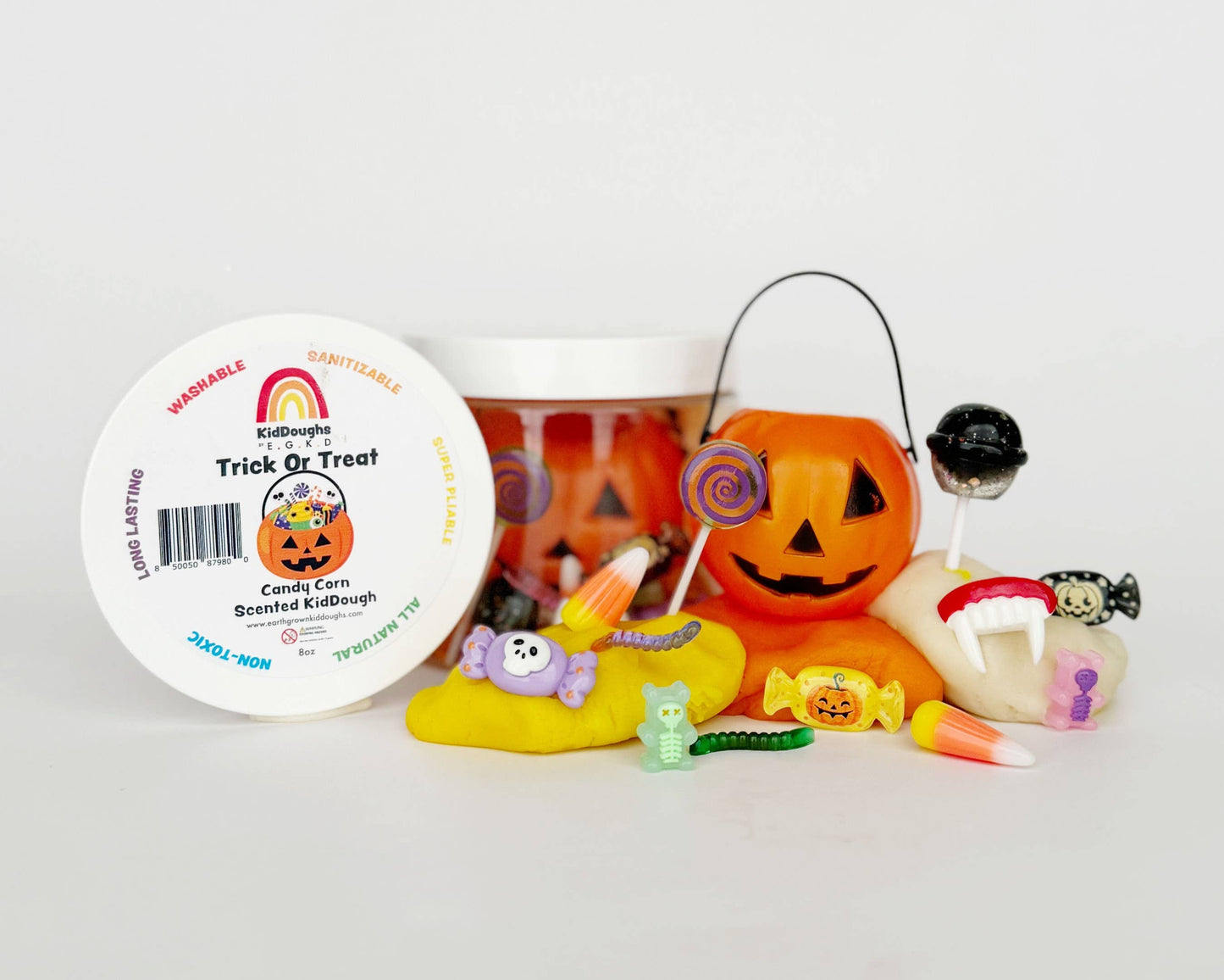 Trick or Treat Dough-To-Go Sensory Play Kit