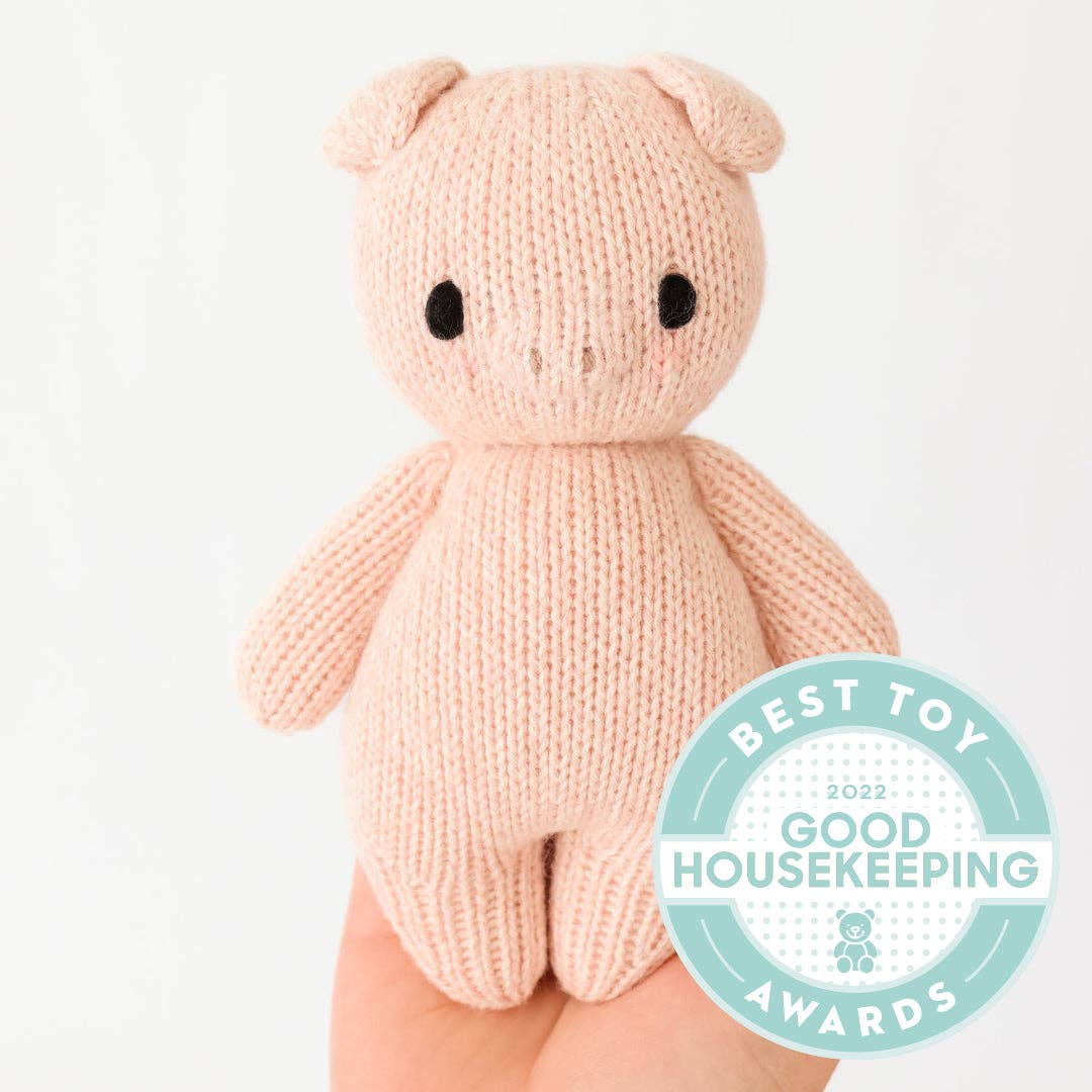 Baby Piglet Hand Knit Doll - Cuddle + Kind