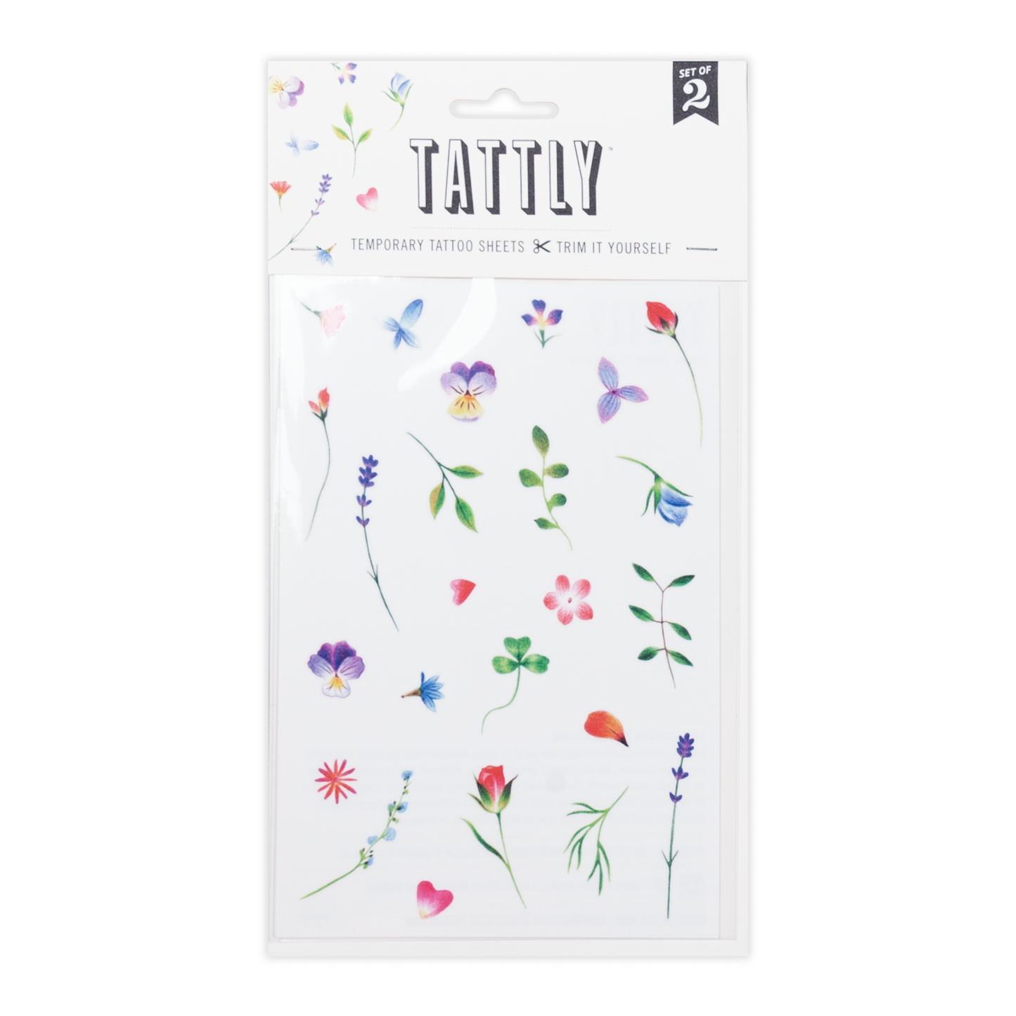 Petite Garden Tattoo Sheets