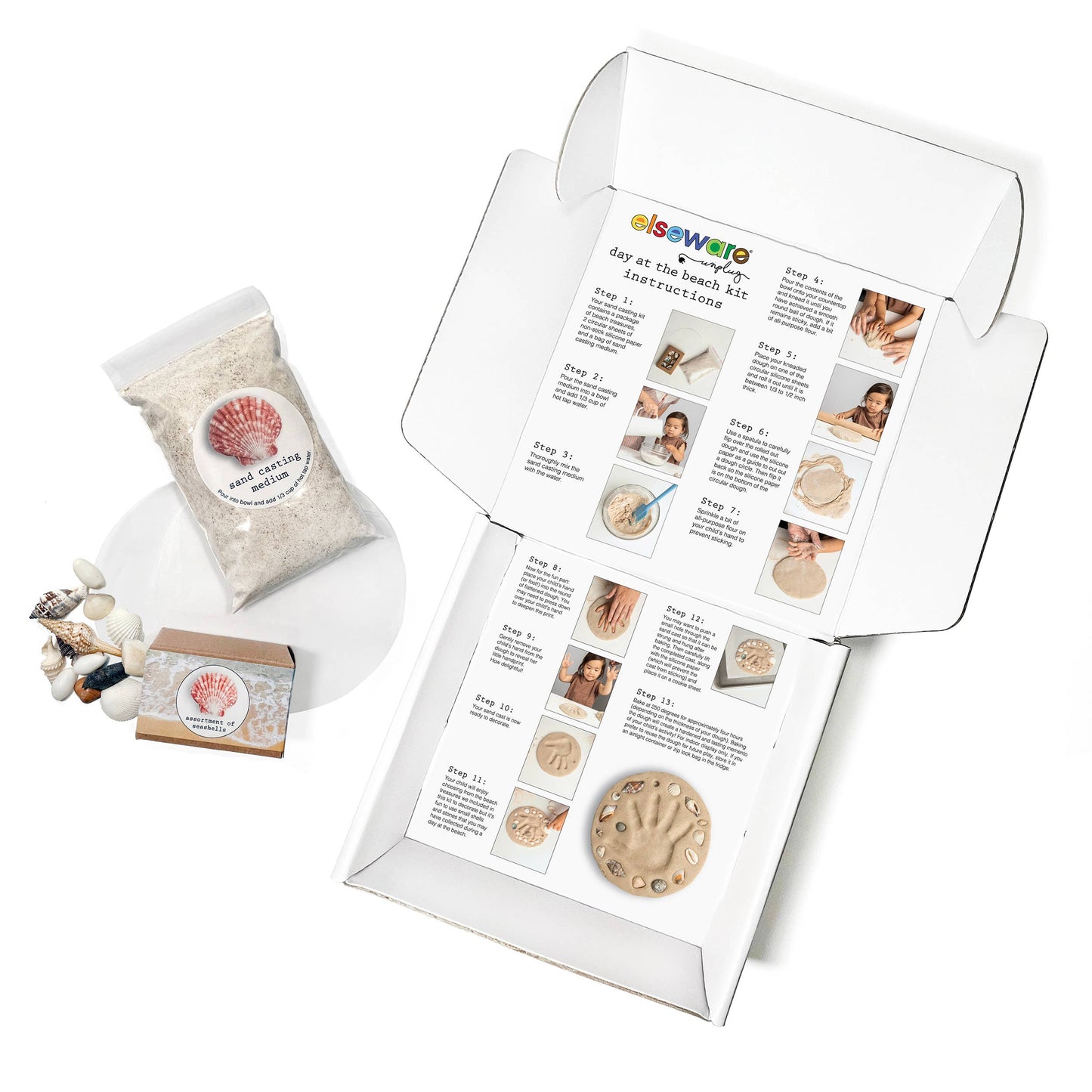 Day at the Beach: Kids Hand & Footprint Keepsake Craft
