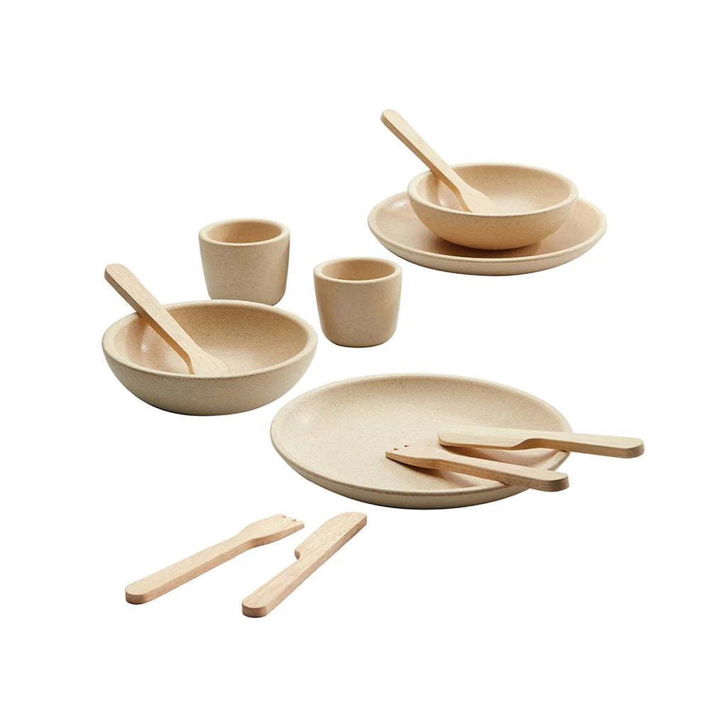 Wooden Tableware Set by Plan Toys