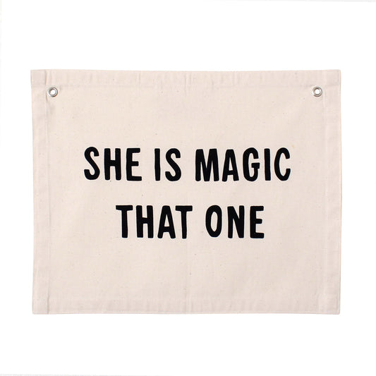 She is Magic Canvas  Banner