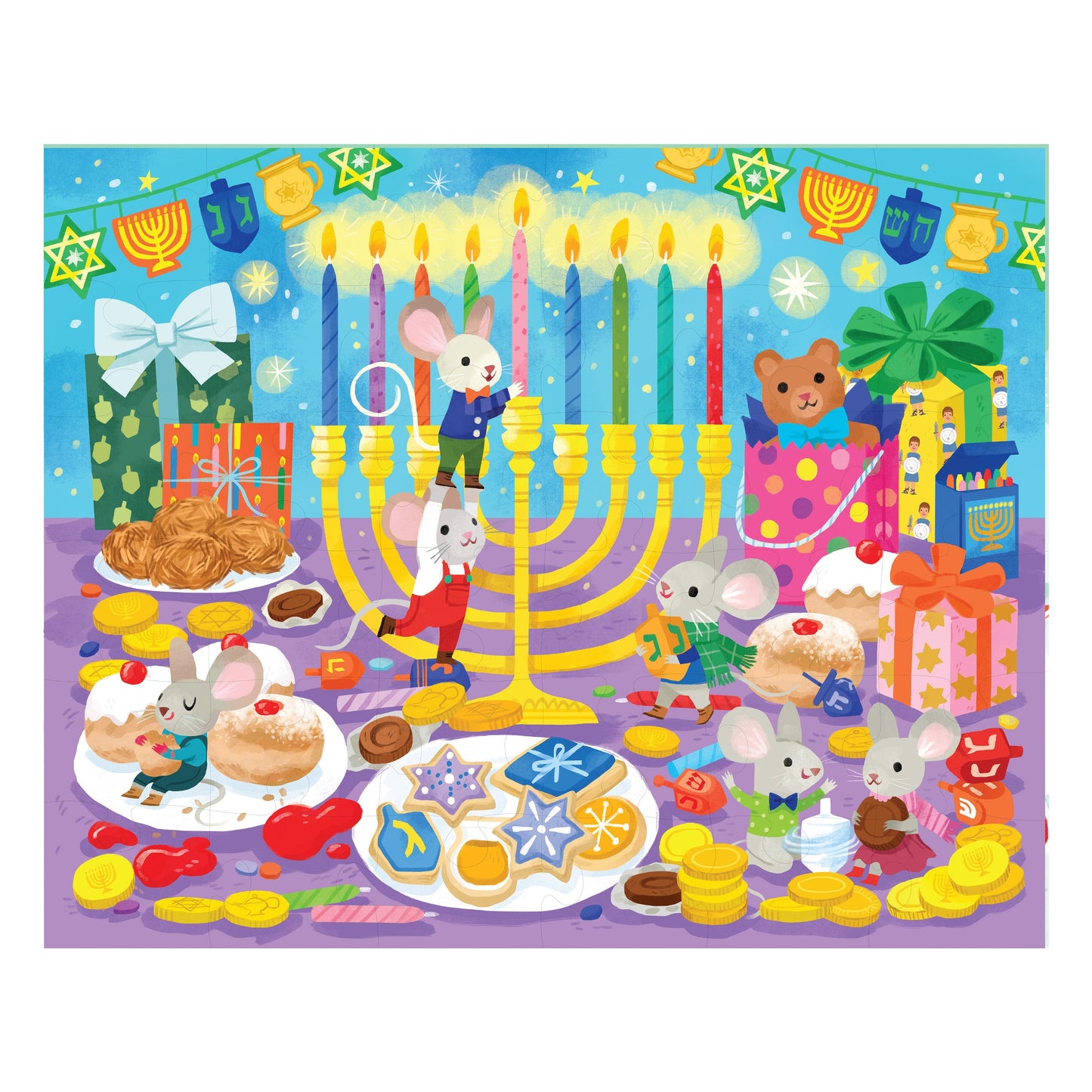 Hanukkah Lights 36pc Puzzle