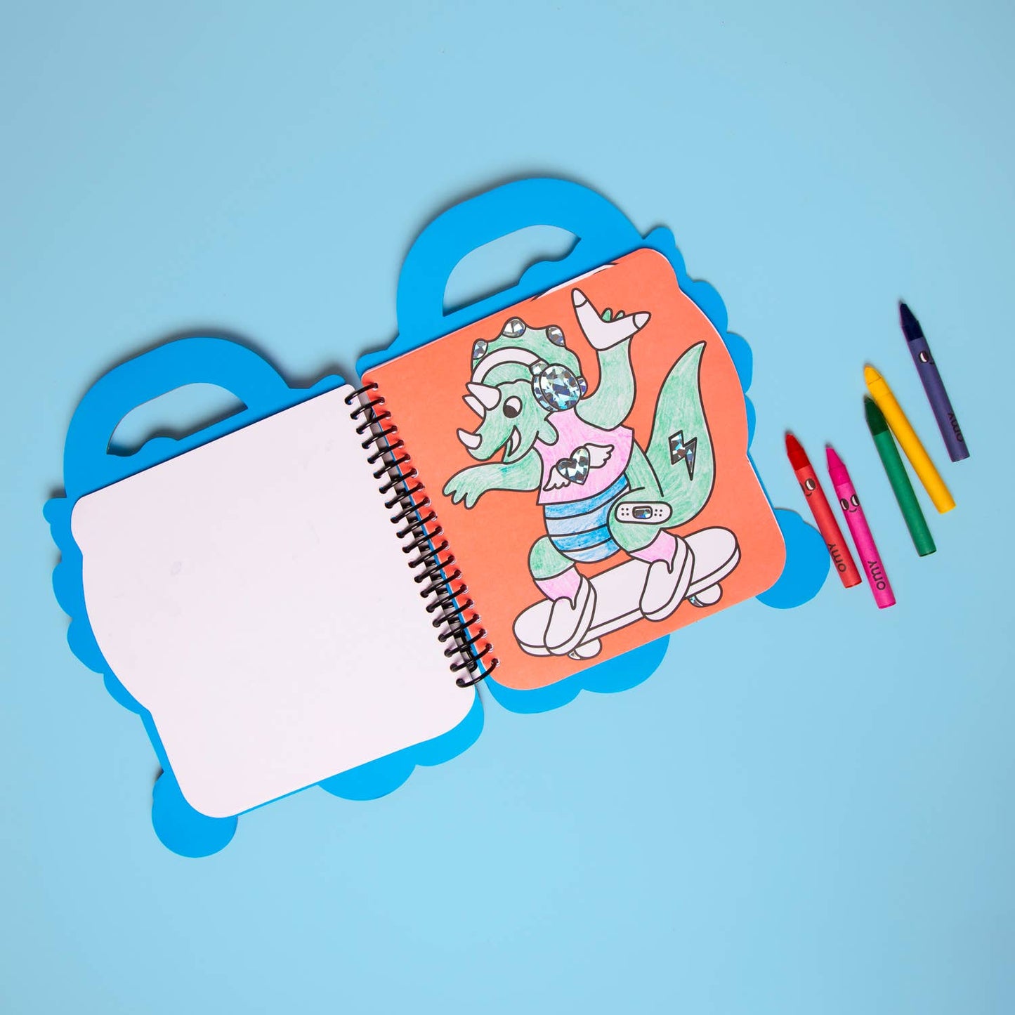 Dino Super Coloring & Sticker Book by Omy